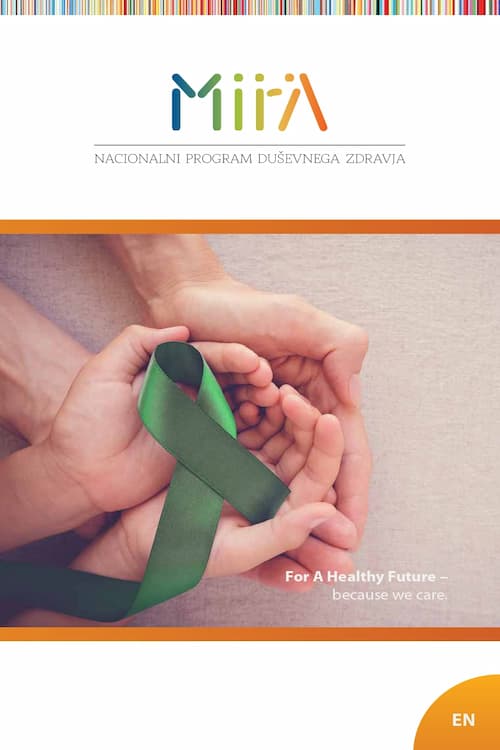 Naslovnica predstavitvene knjižice programa MIRA v angleškem jeziku