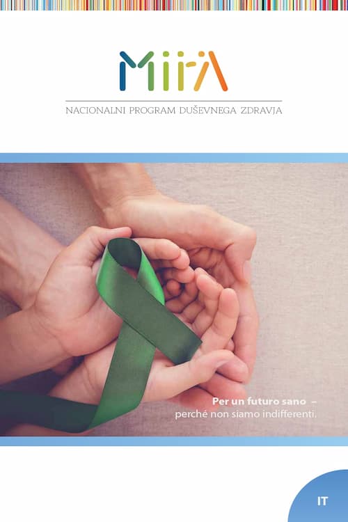 Naslovnica predstavitvene knjižice programa MIRA v italijanščini