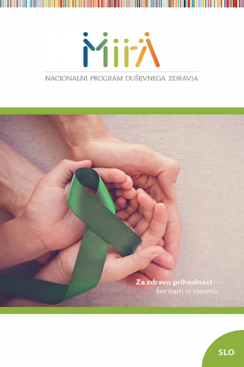 Naslovnica predstavitvene knjižice programa MIRA v slovenščini