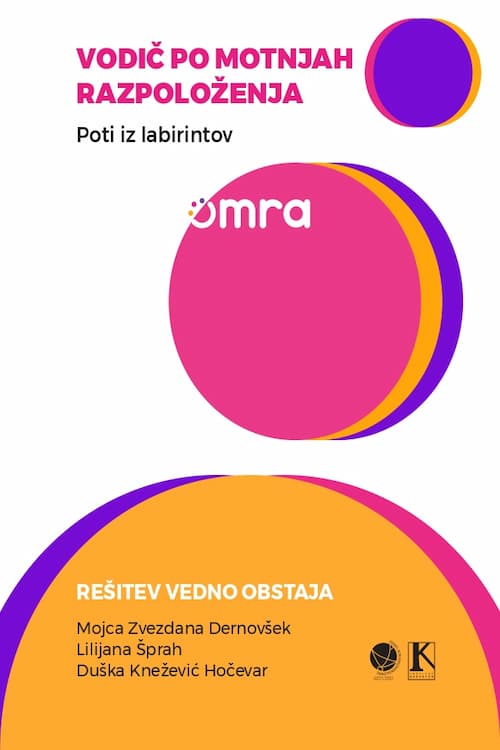 Naslovnica publikacije Vodič po motnjah razpoloženja: poti iz labirintov