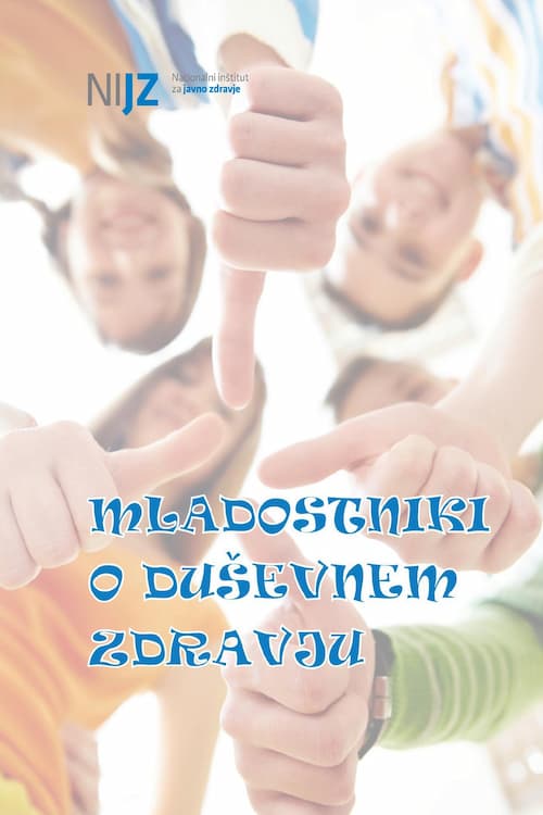 Naslovnica publikacije Mladostniki o duševnem zdravju