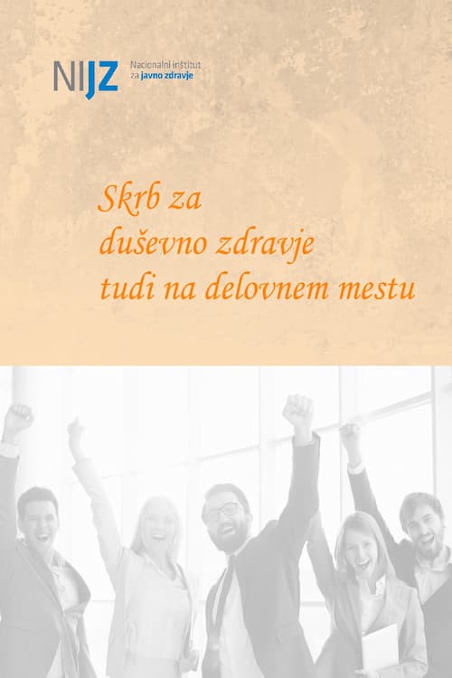 Naslovnica brošure Skrb za duševno zdravje tudi na delovnem mestu
