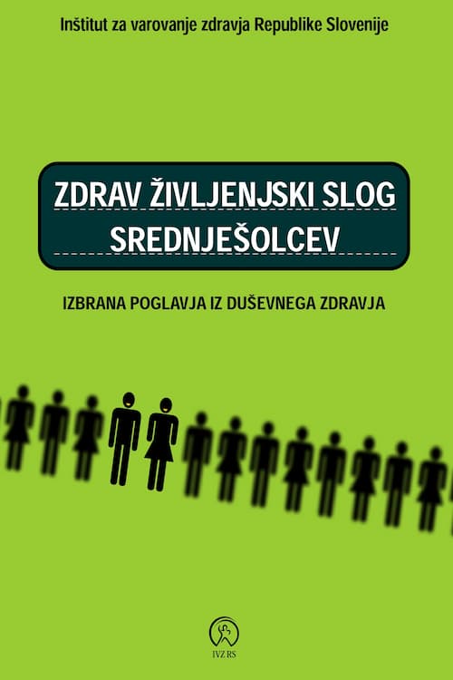 Naslovnica priročnika Zdrav življenjski slog srednješolcev